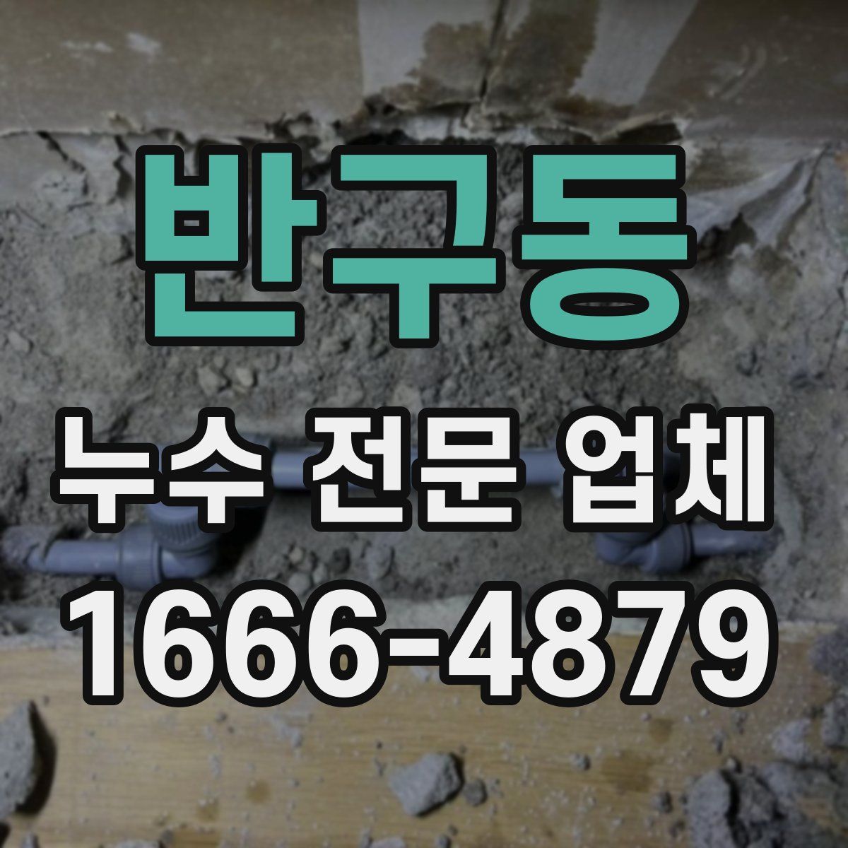 반구동 누수 전문 업체