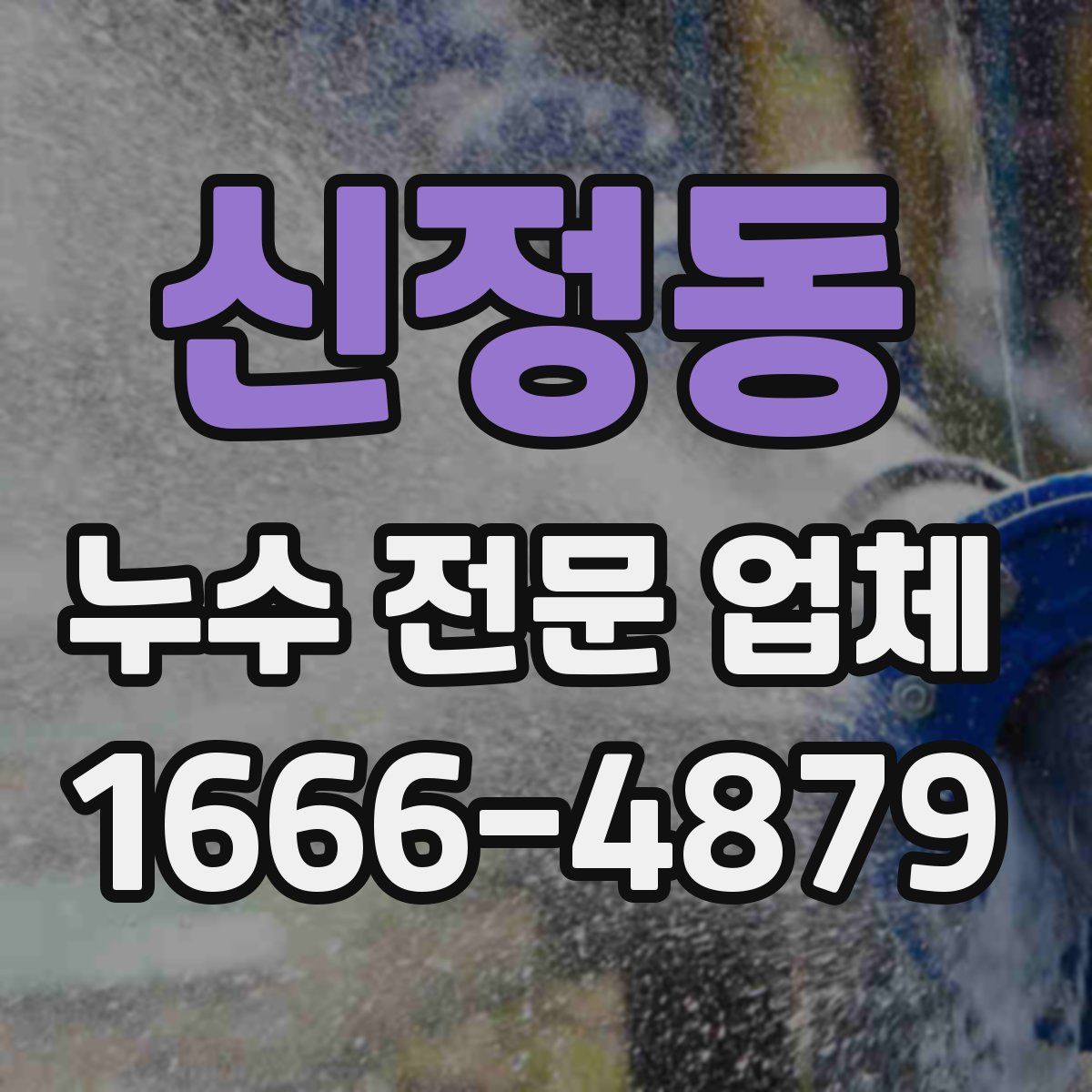 신정동 누수 전문 업체