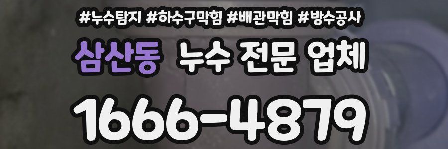 삼산동 누수 전문 업체