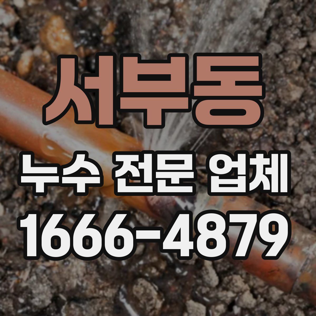 서부동 누수 전문 업체