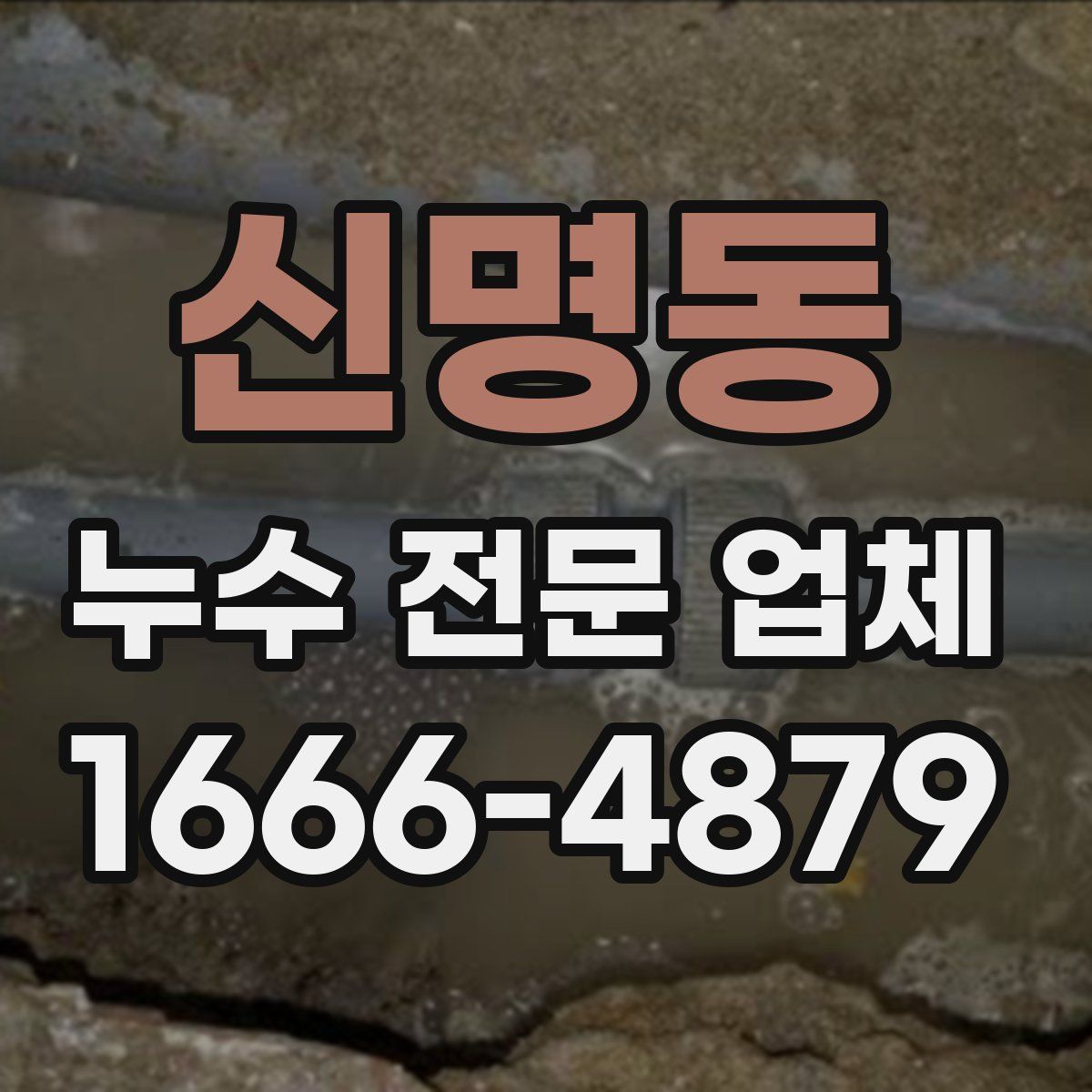 신명동 누수 전문 업체