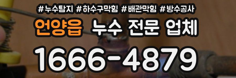 언양읍 누수 전문 업체