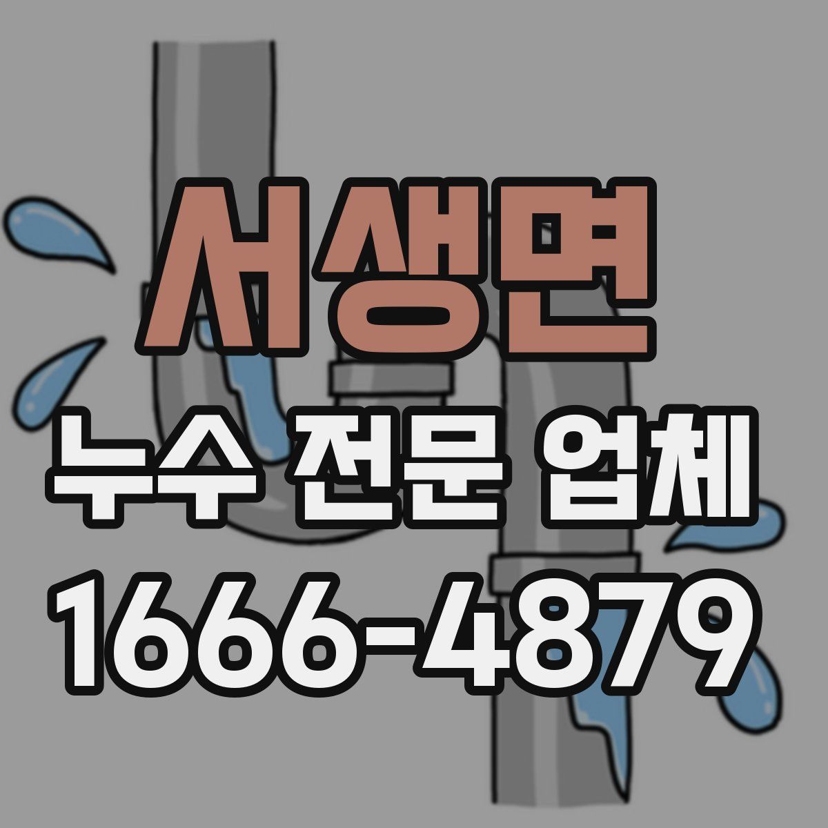 서생면 누수 전문 업체