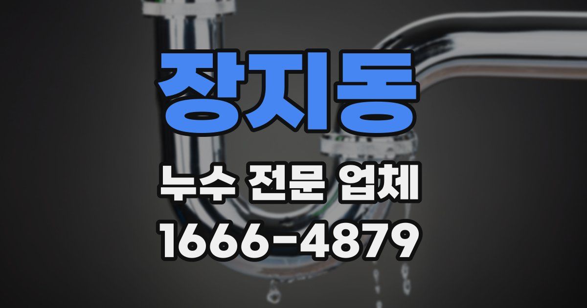 장지동 누수 전문 업체