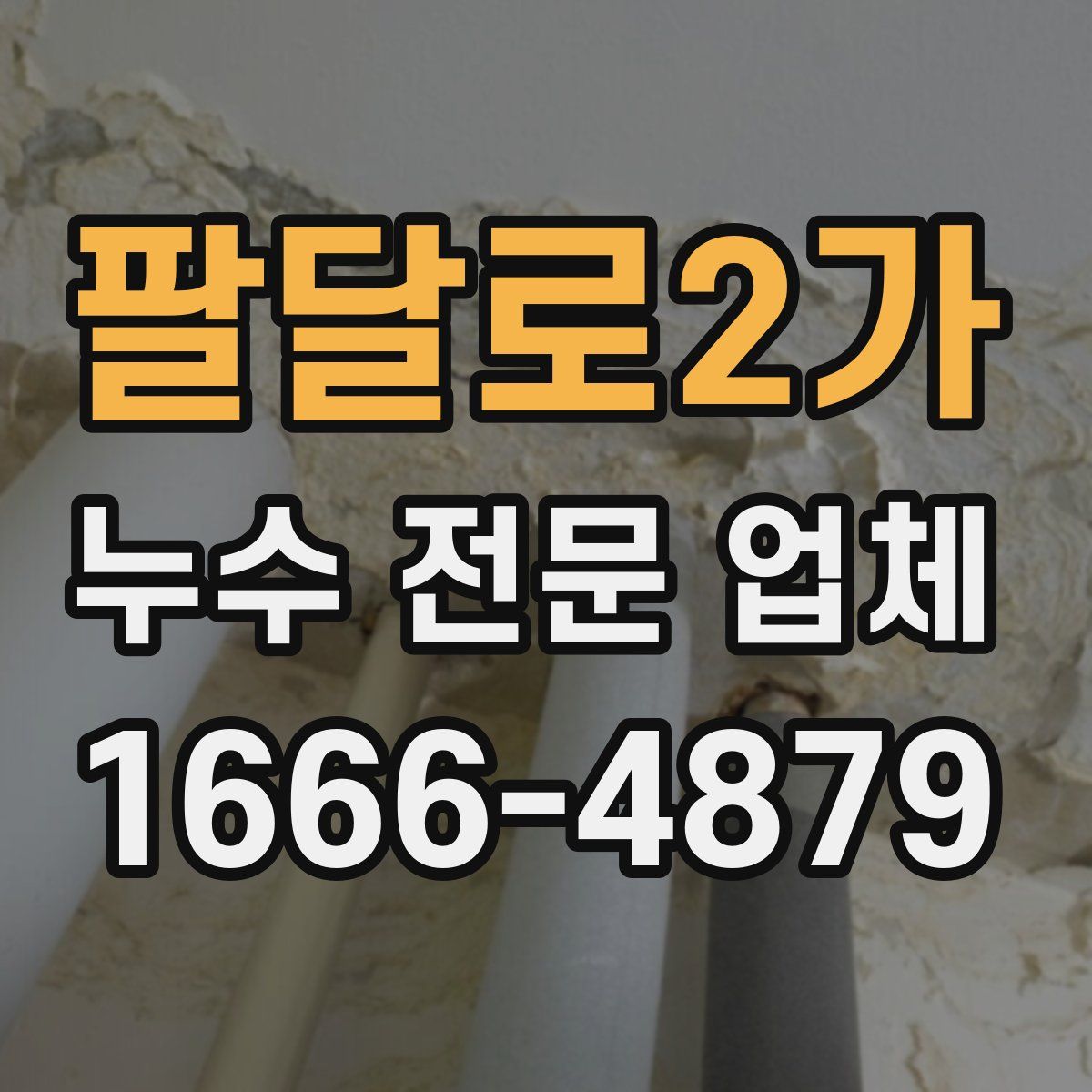 팔달로2가 누수 전문 업체