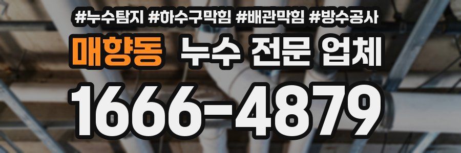 매향동 누수 전문 업체