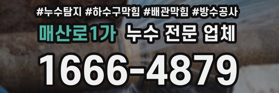 매산로1가 누수 전문 업체