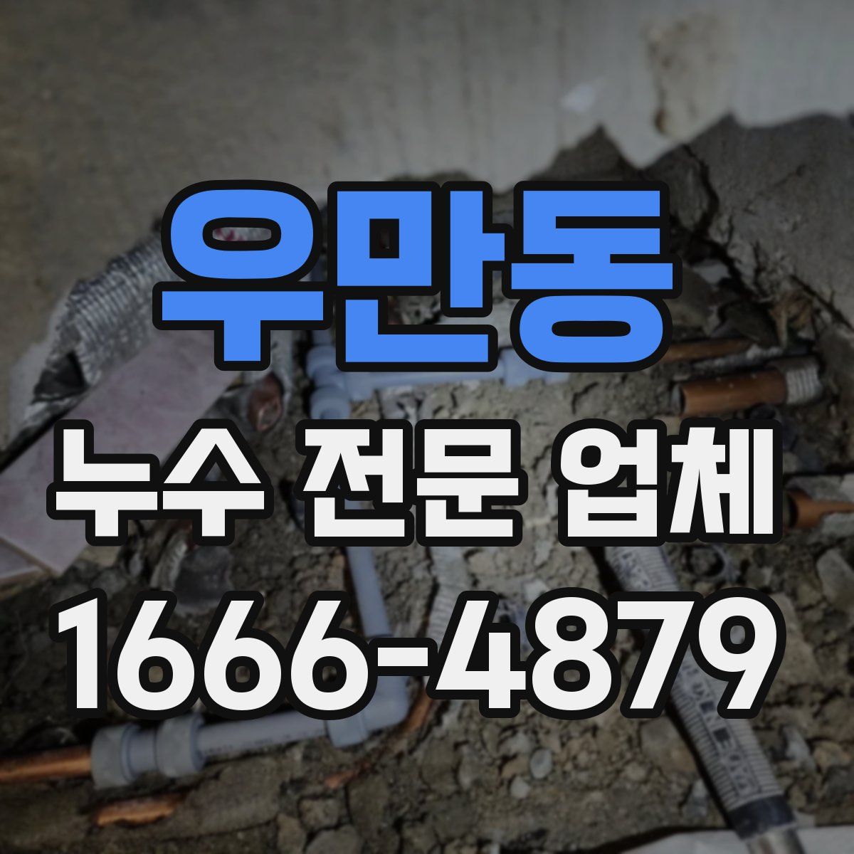 우만동 누수 전문 업체