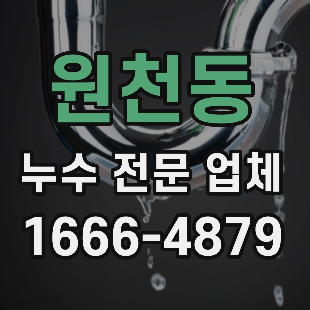원천동 누수 전문 업체
