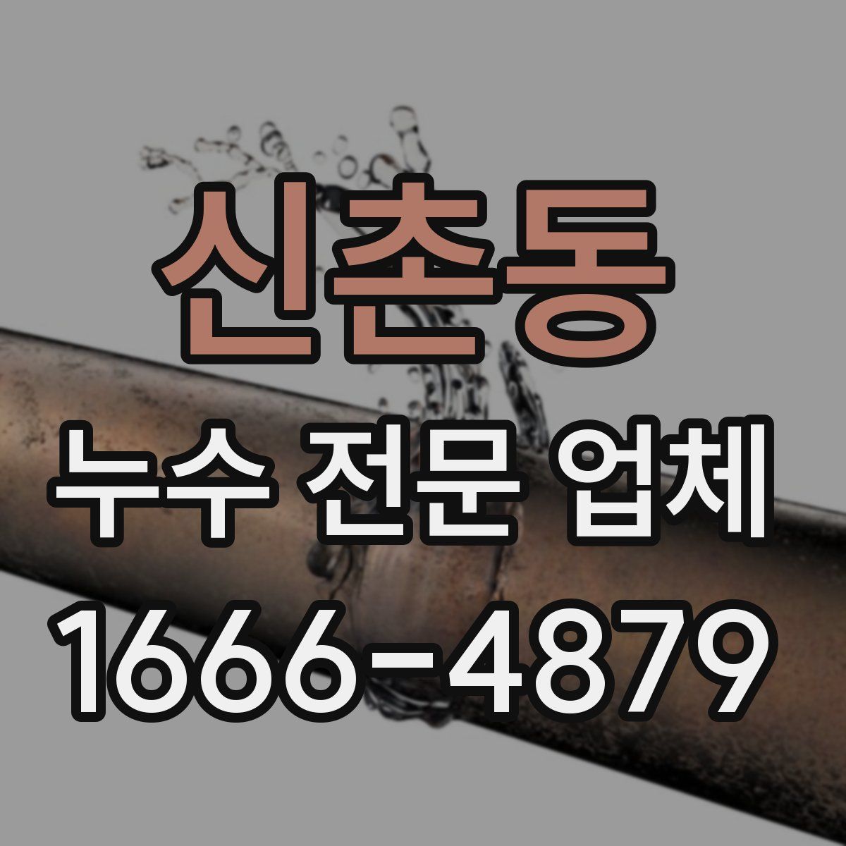신촌동 누수 전문 업체