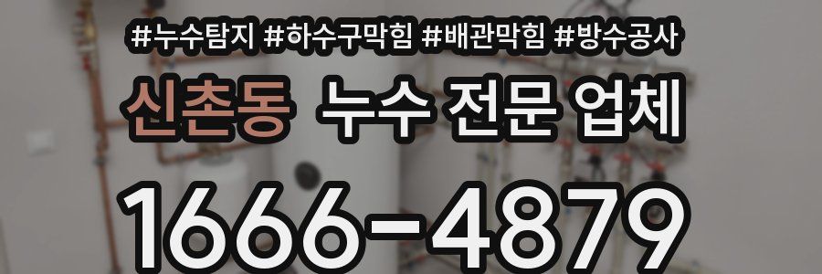 신촌동 누수 전문 업체