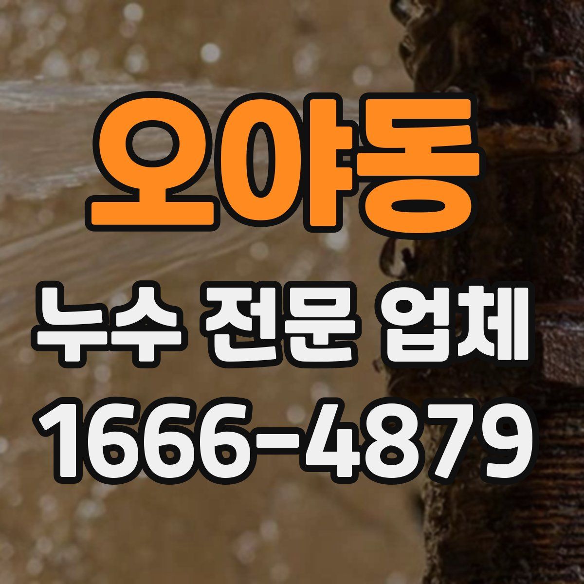 오야동 누수 전문 업체