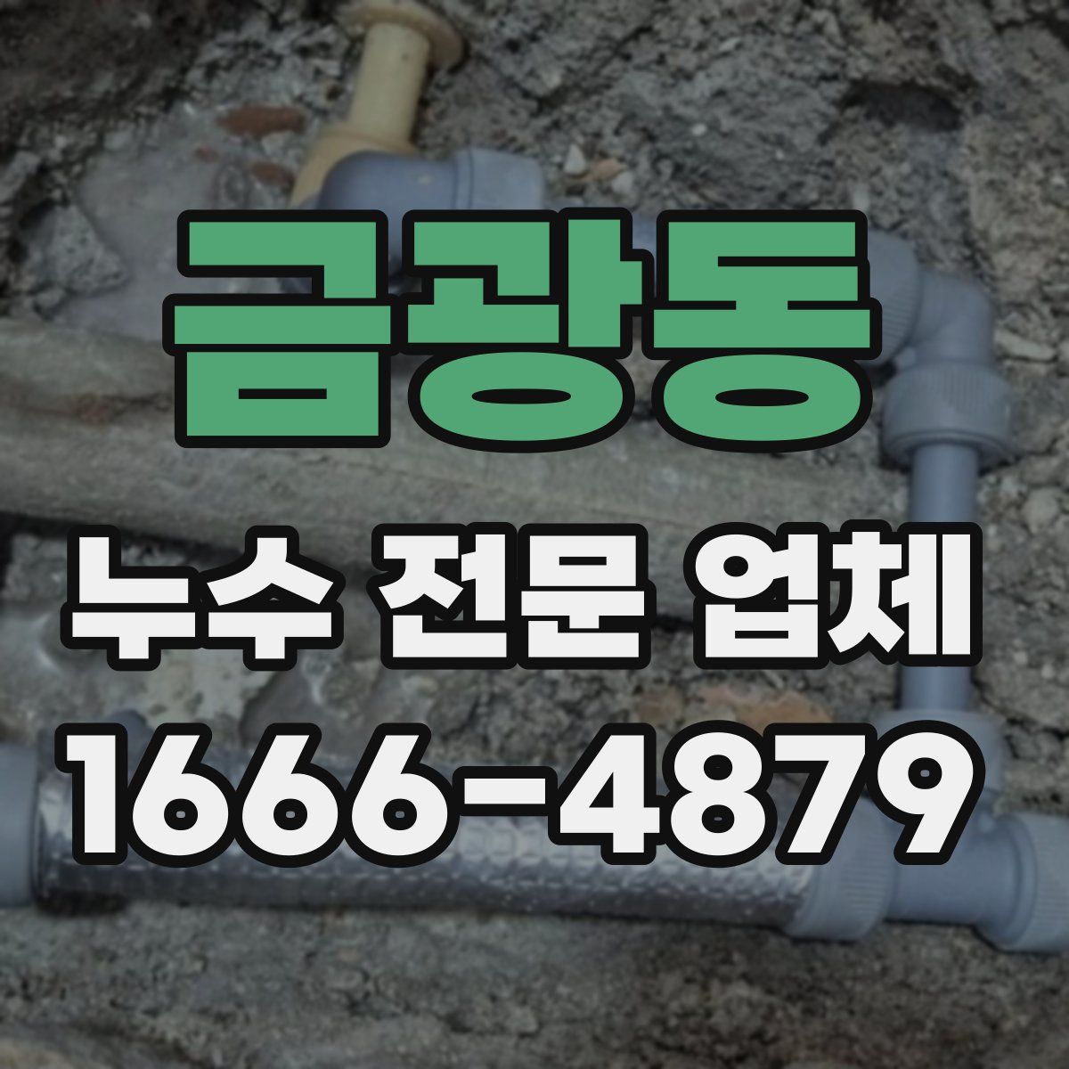 금광동 누수 전문 업체