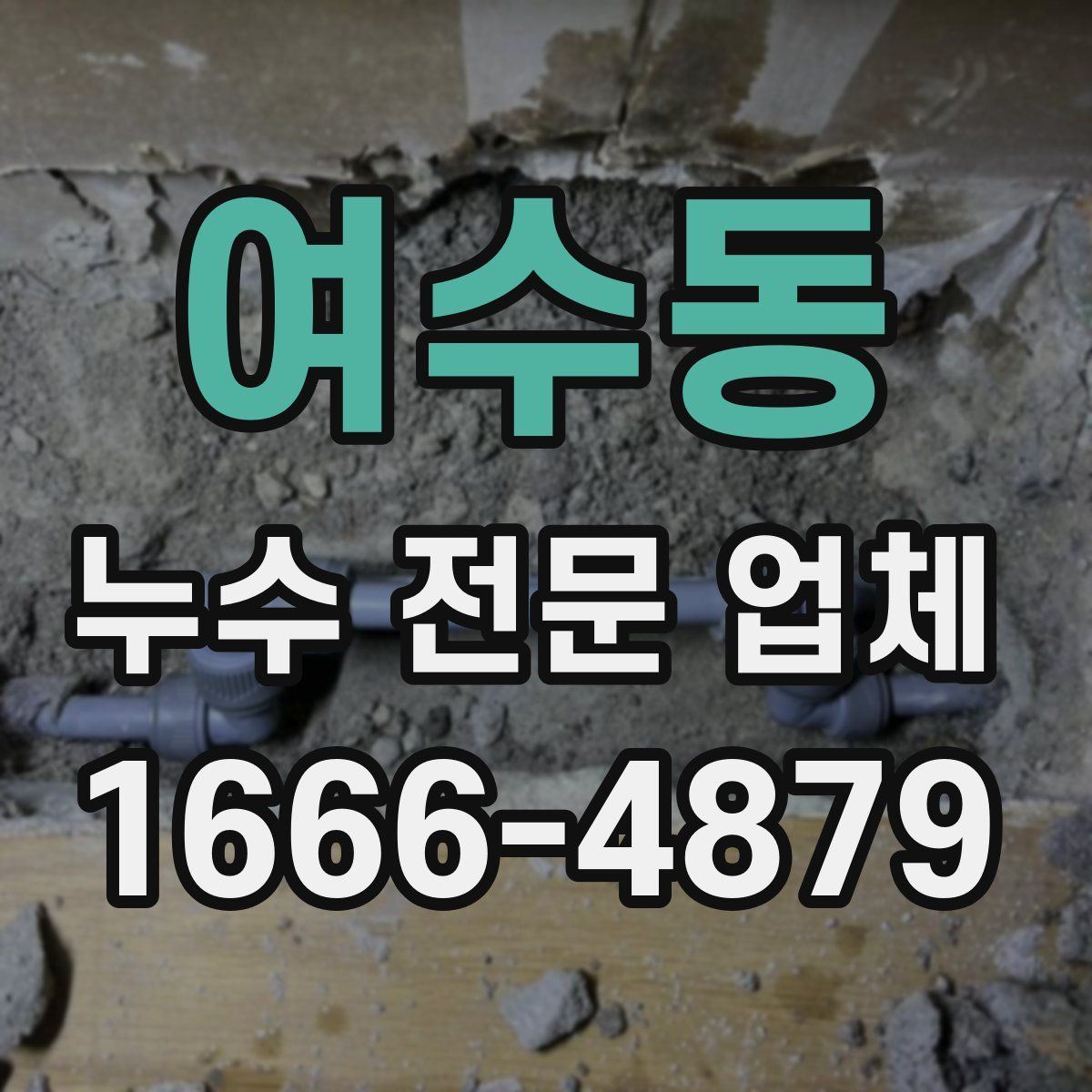 여수동 누수 전문 업체