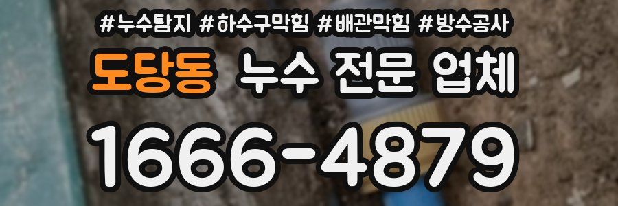 도당동 누수 전문 업체
