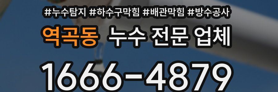 역곡동 누수 전문 업체