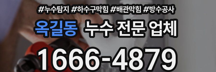 옥길동 누수 전문 업체