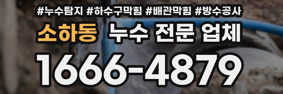 소하동 누수 전문 업체
