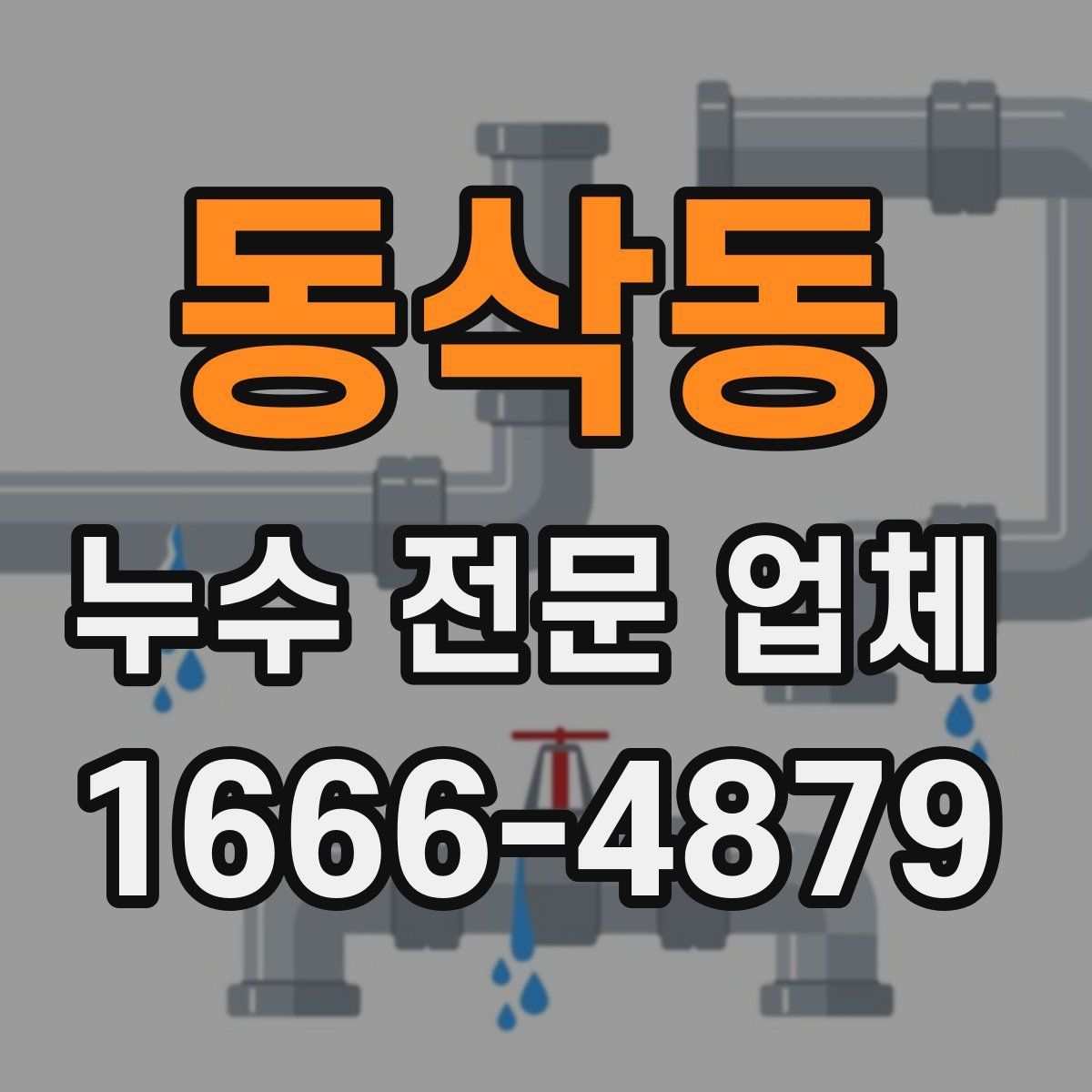 동삭동 누수 전문 업체