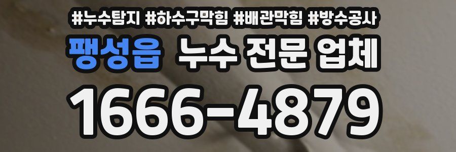 팽성읍 누수 전문 업체