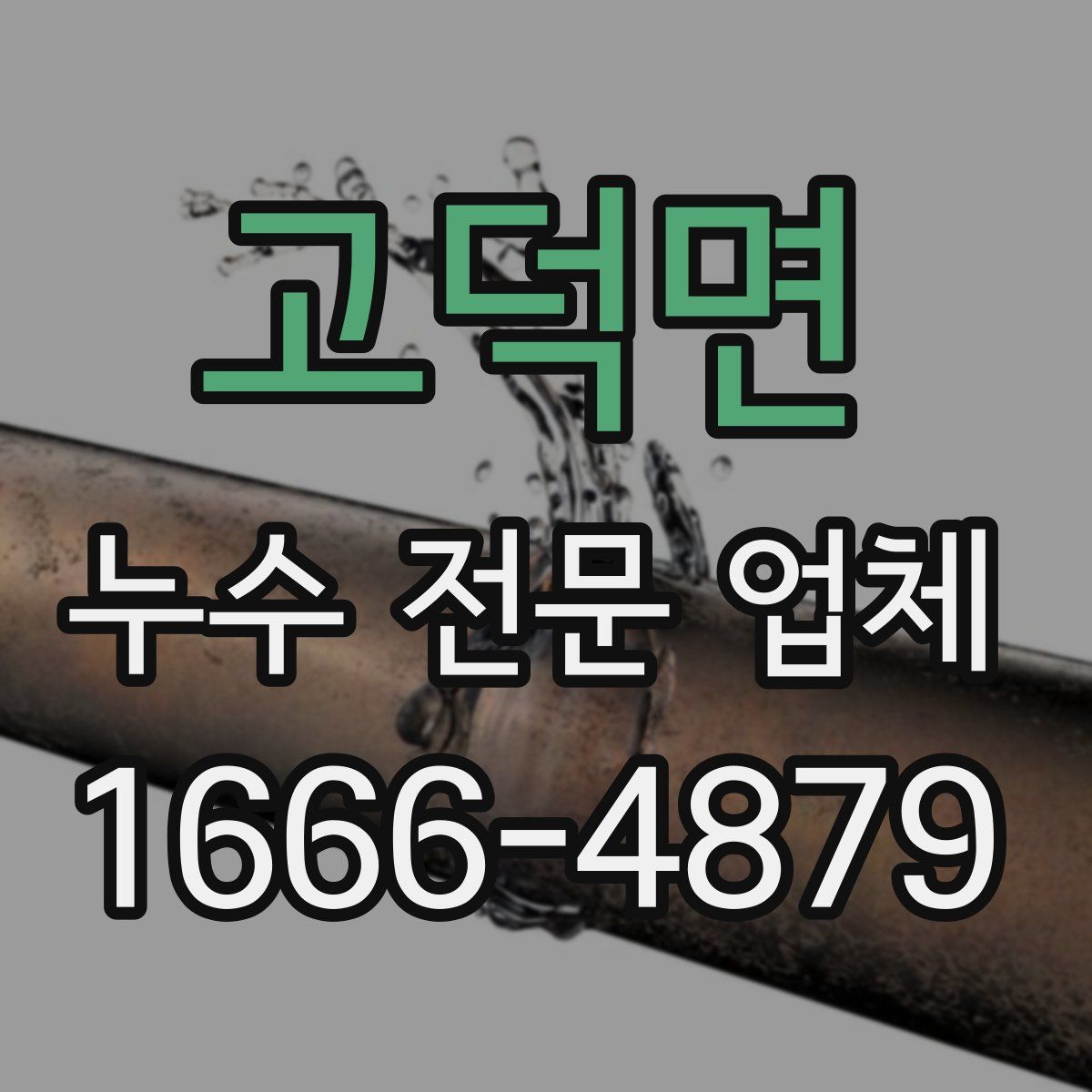 고덕면 누수 전문 업체