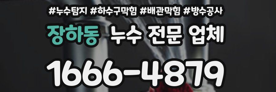 장하동 누수 전문 업체