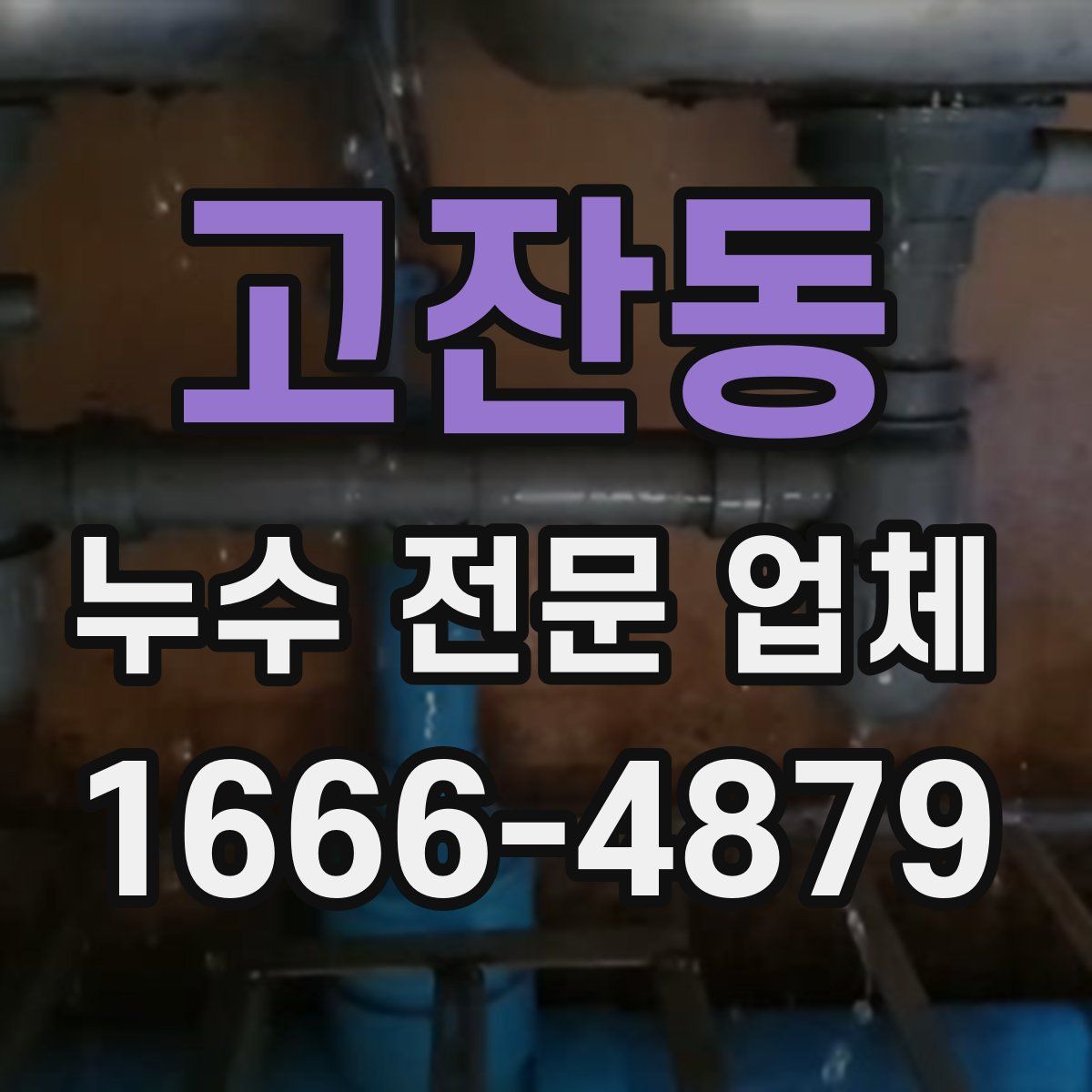고잔동 누수 전문 업체