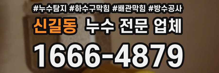 신길동 누수 전문 업체