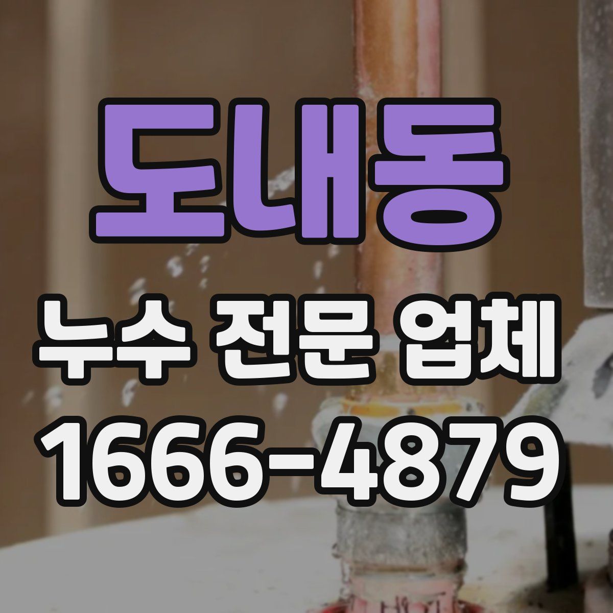 도내동 누수 전문 업체