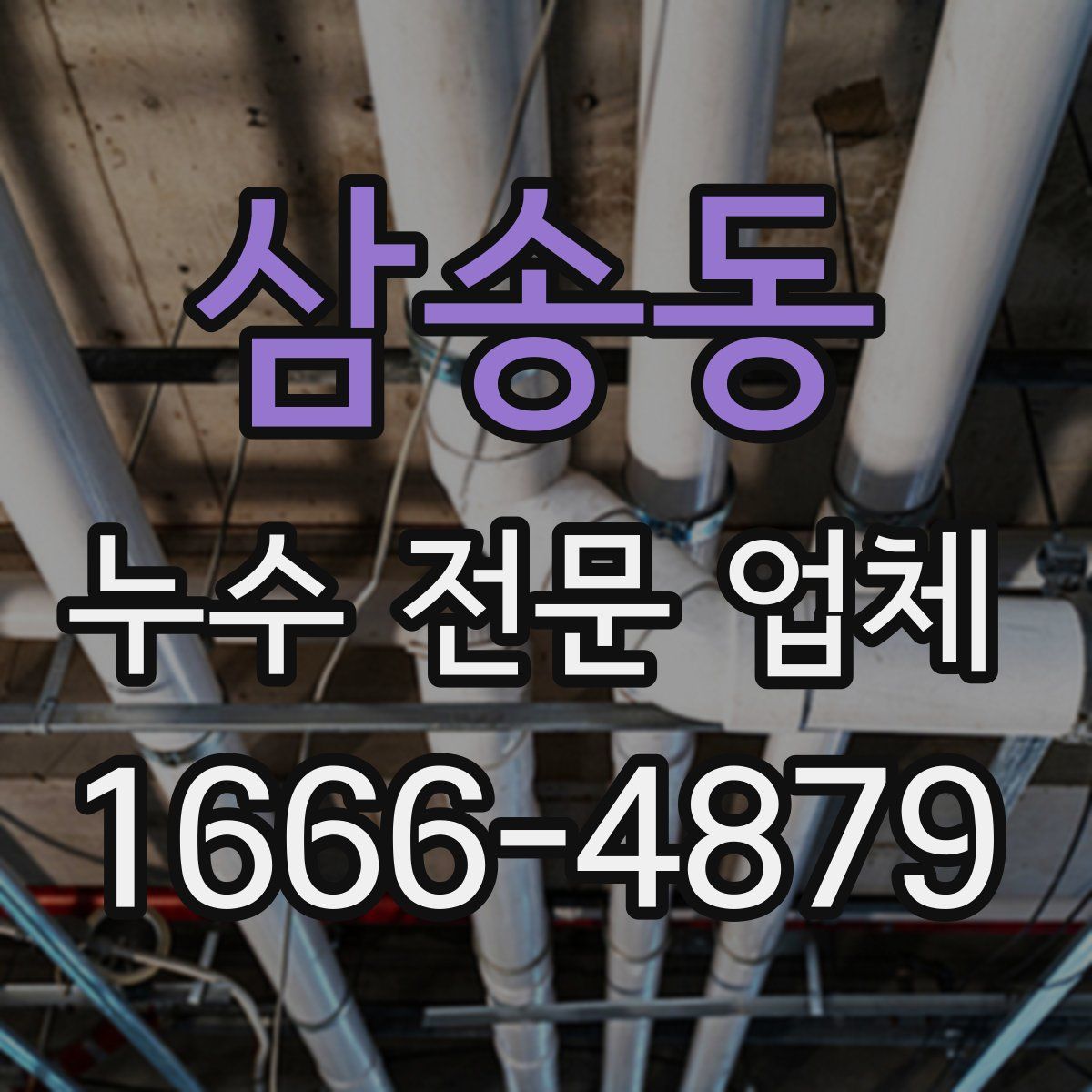 삼송동 누수 전문 업체