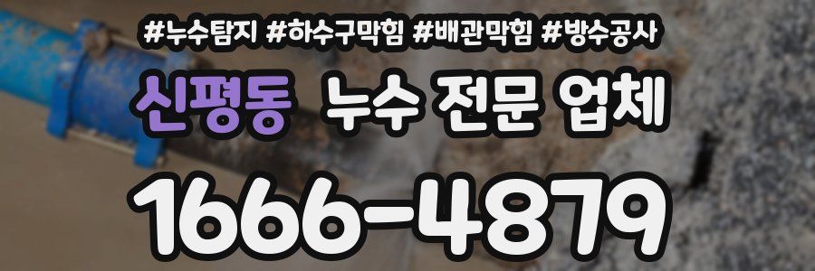 신평동 누수 전문 업체