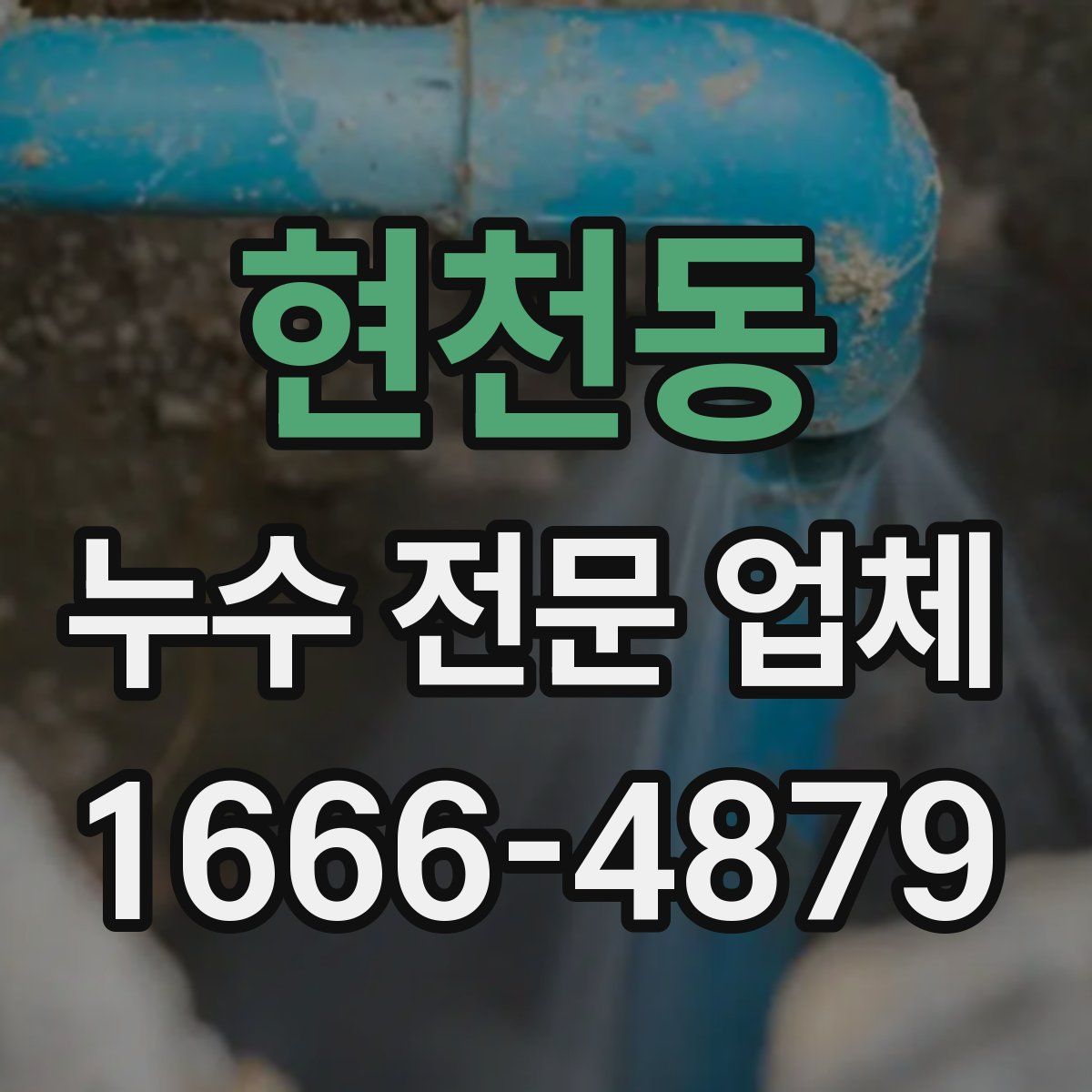 현천동 누수 전문 업체
