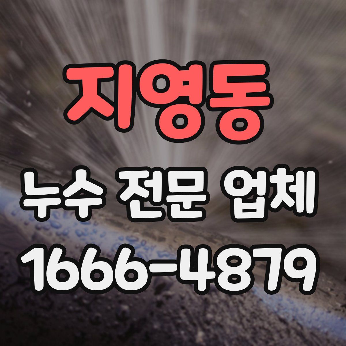 지영동 누수 전문 업체