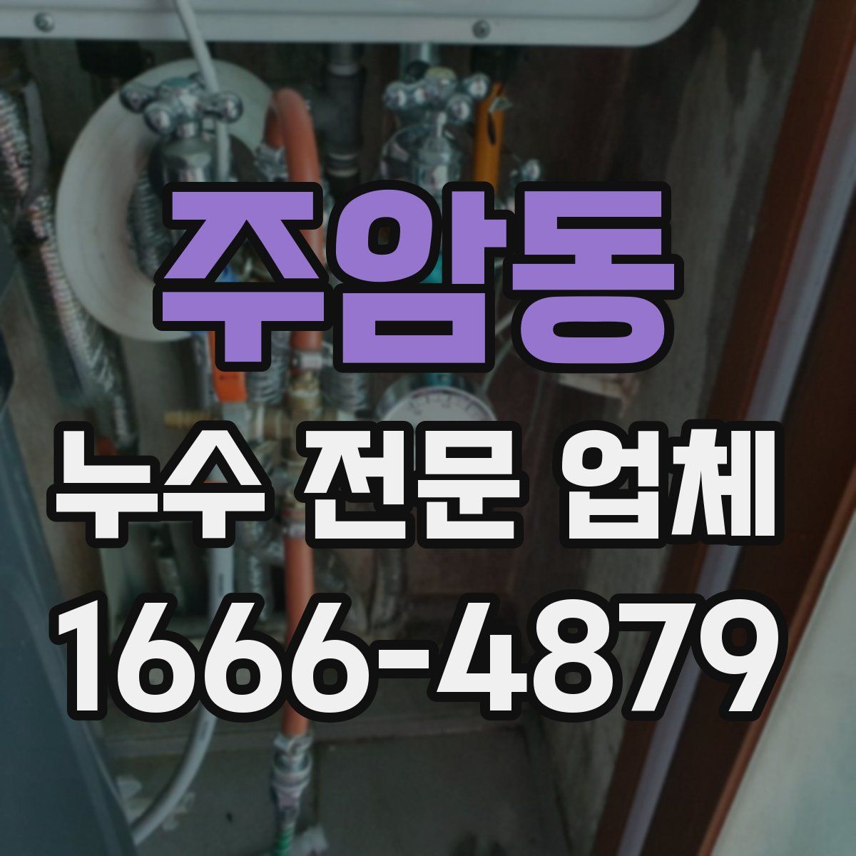주암동 누수 전문 업체