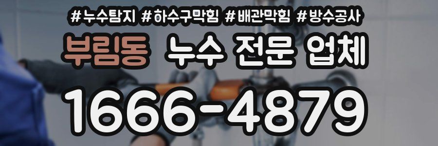 부림동 누수 전문 업체