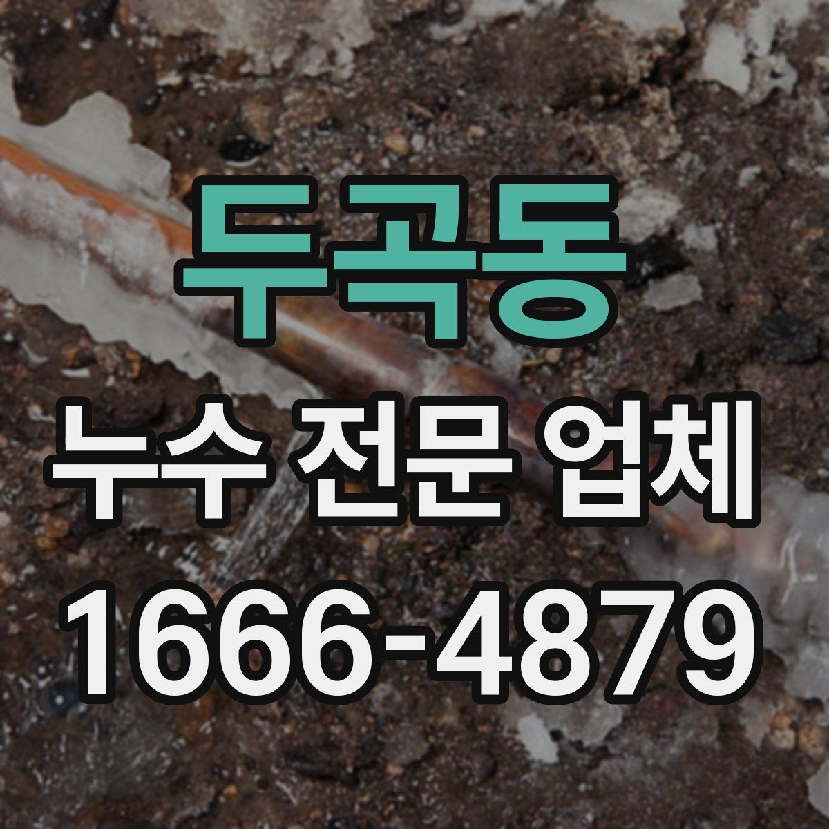 두곡동 누수 전문 업체