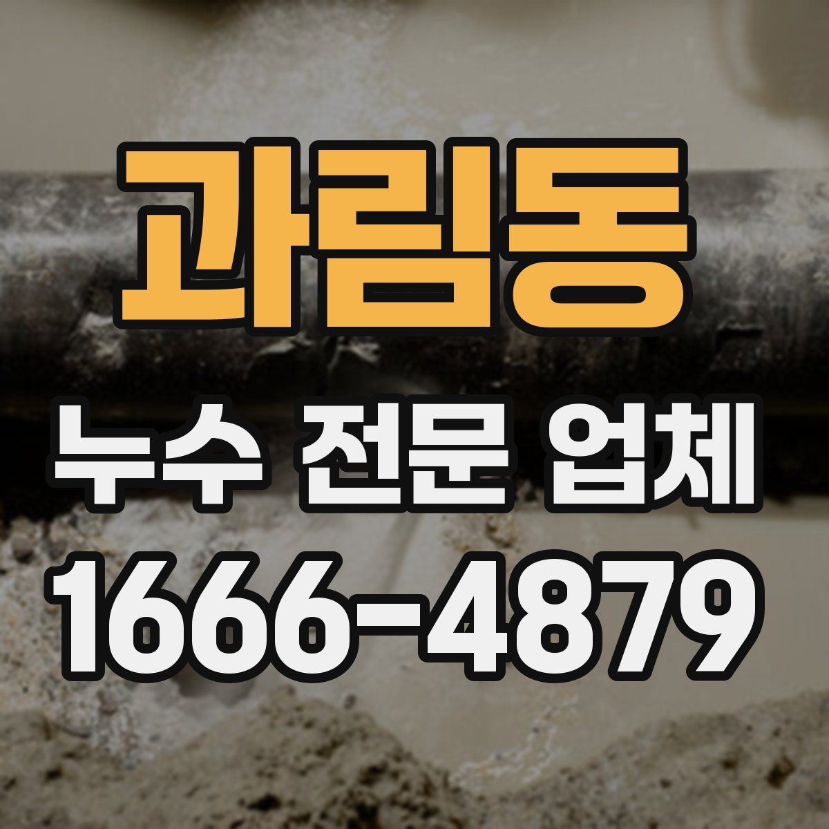 과림동 누수 전문 업체