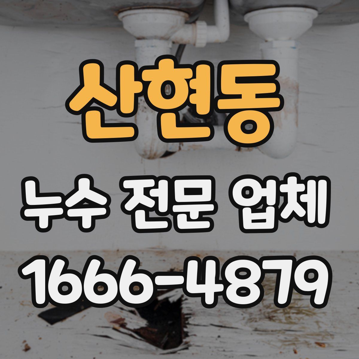 산현동 누수 전문 업체