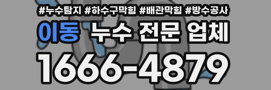 이동 누수 전문 업체