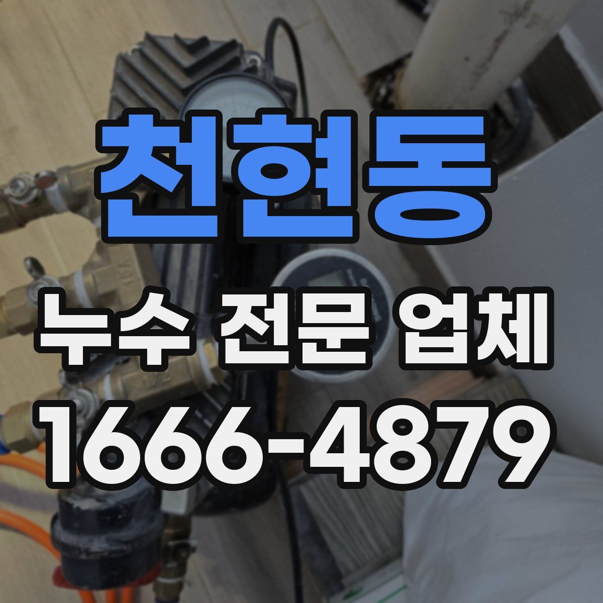 천현동 누수 전문 업체