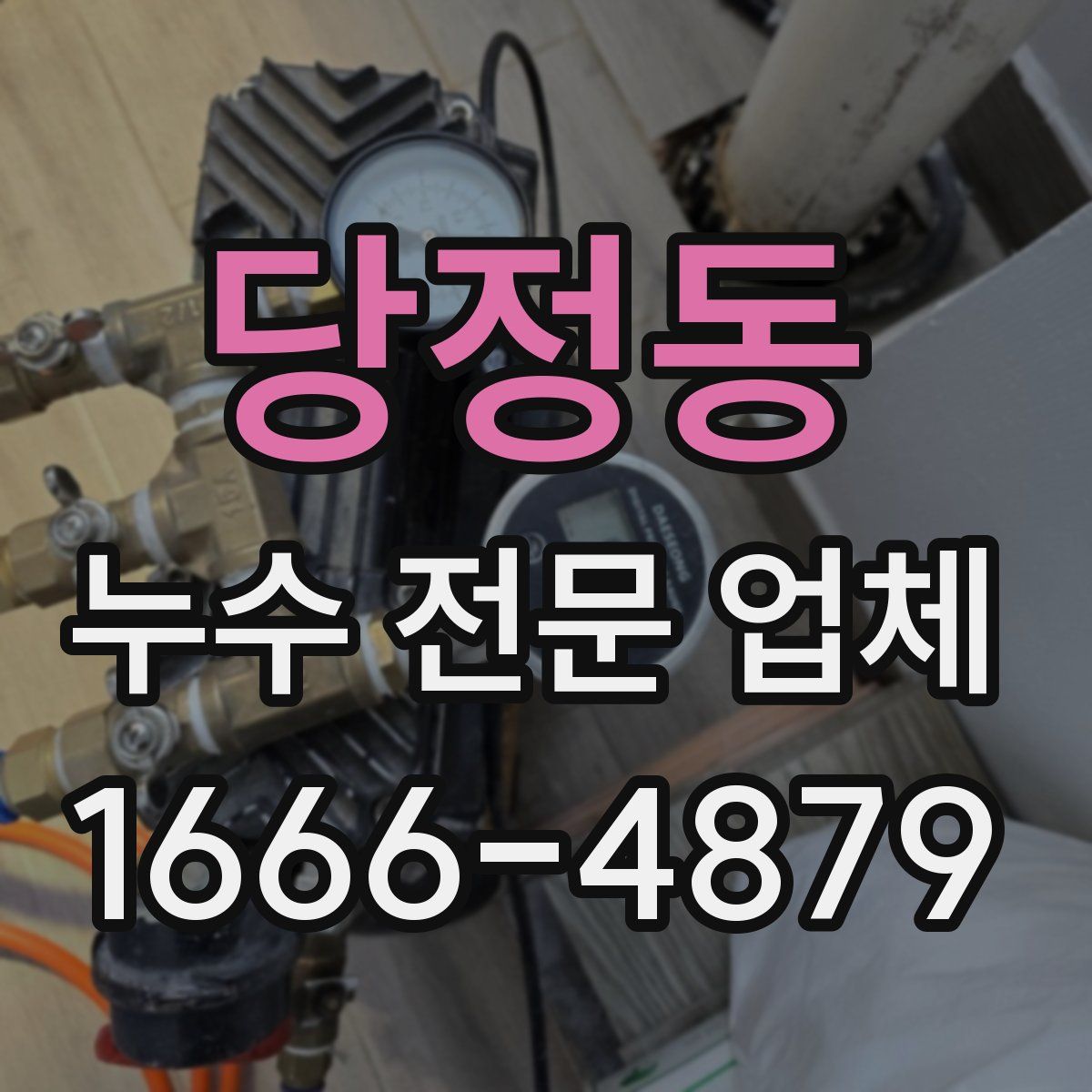 당정동 누수 전문 업체