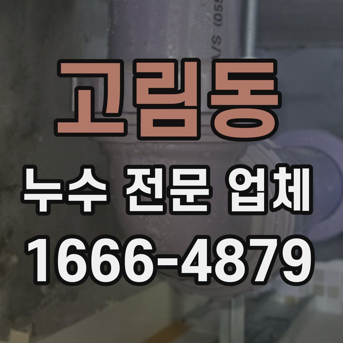 고림동 누수 전문 업체