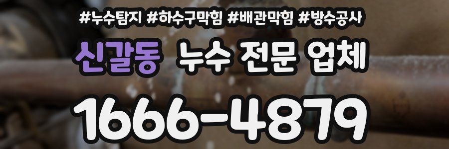 신갈동 누수 전문 업체