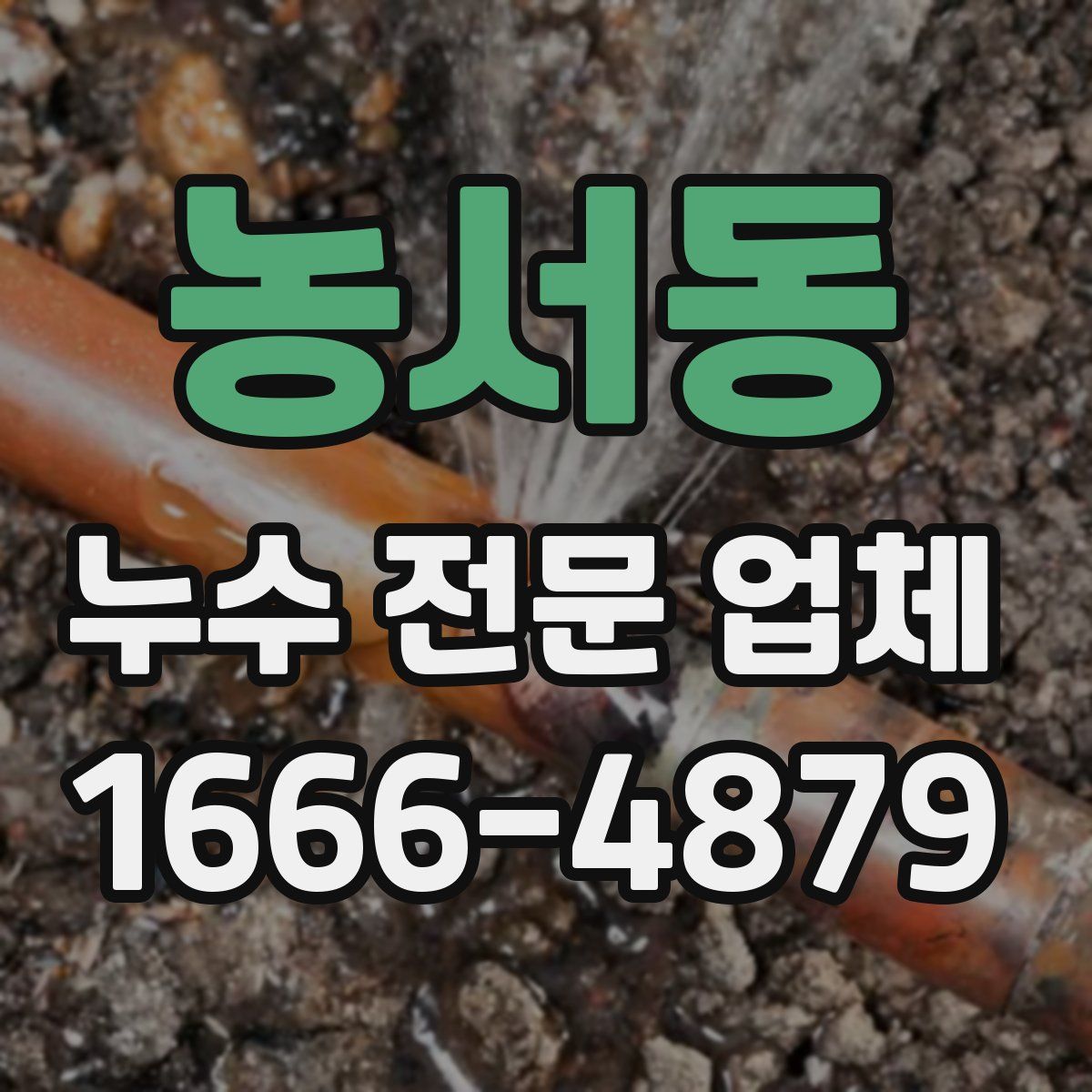 농서동 누수 전문 업체