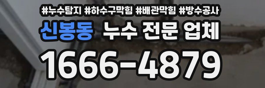 신봉동 누수 전문 업체