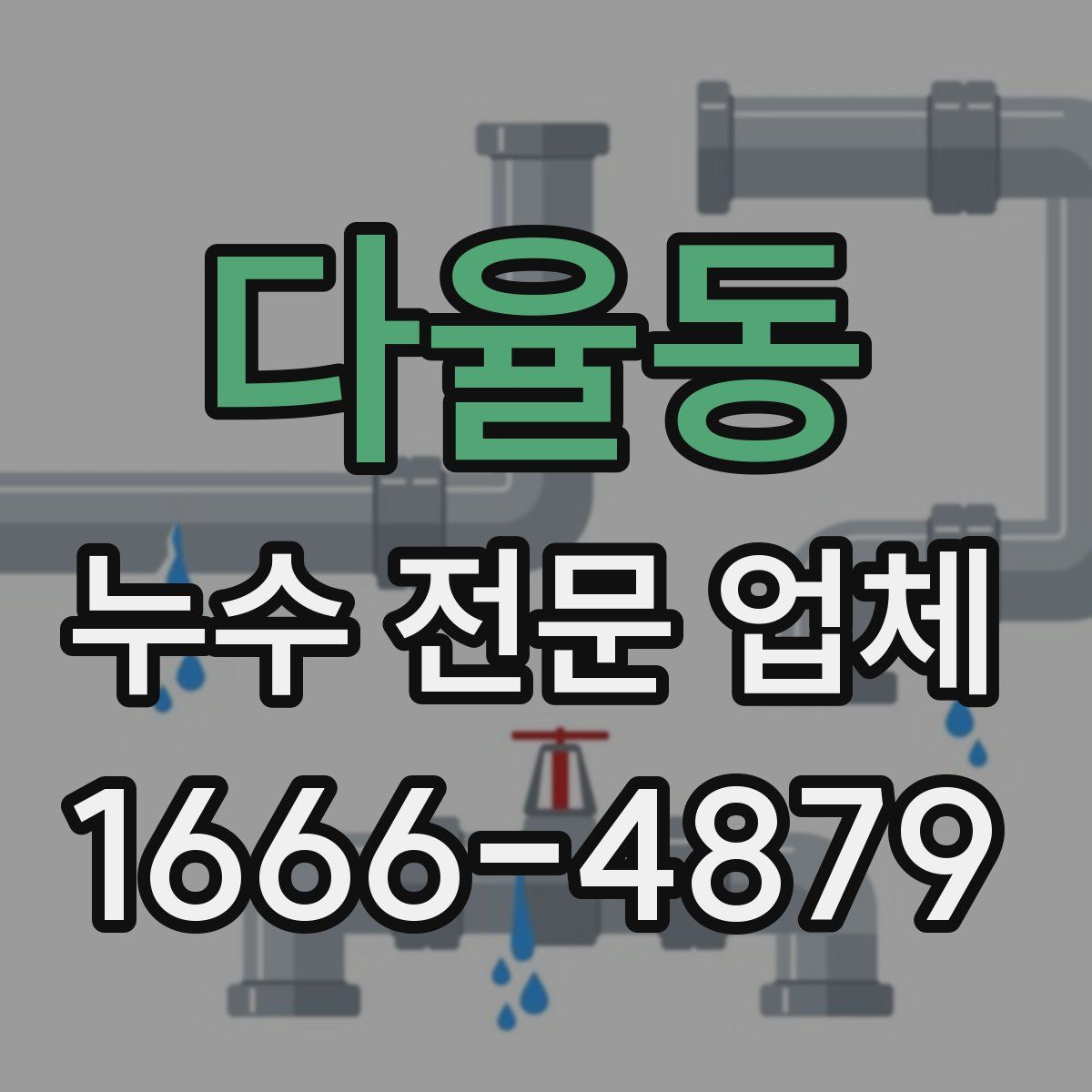 다율동 누수 전문 업체