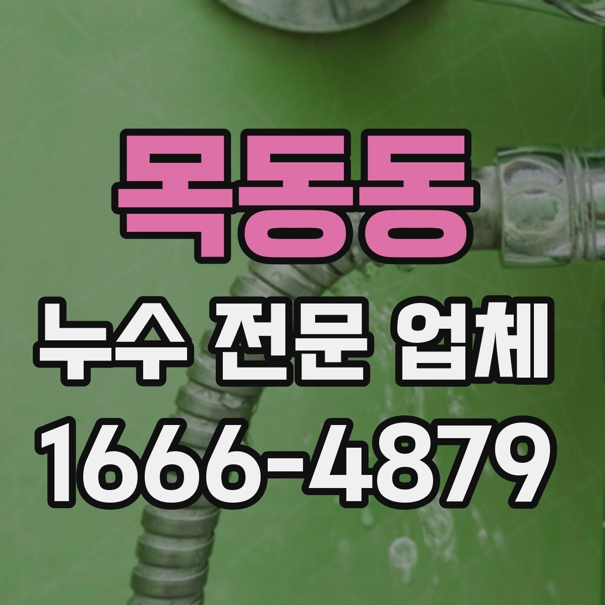 목동동 누수 전문 업체