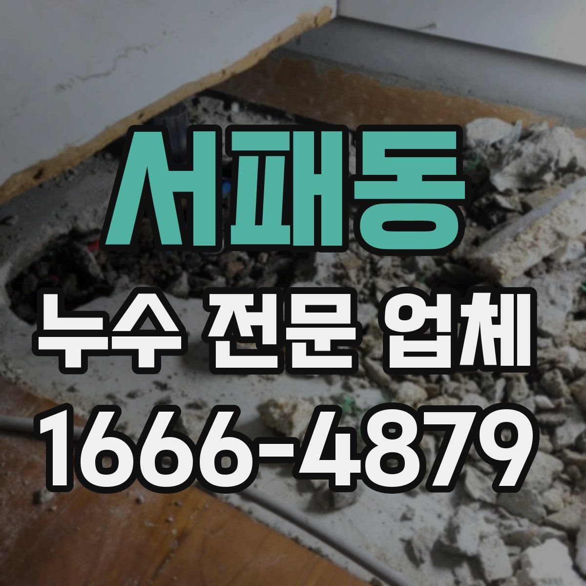 서패동 누수 전문 업체