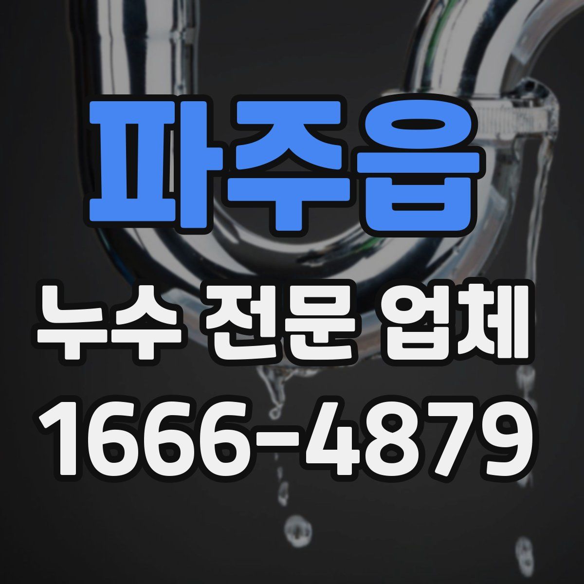 파주읍 누수 전문 업체