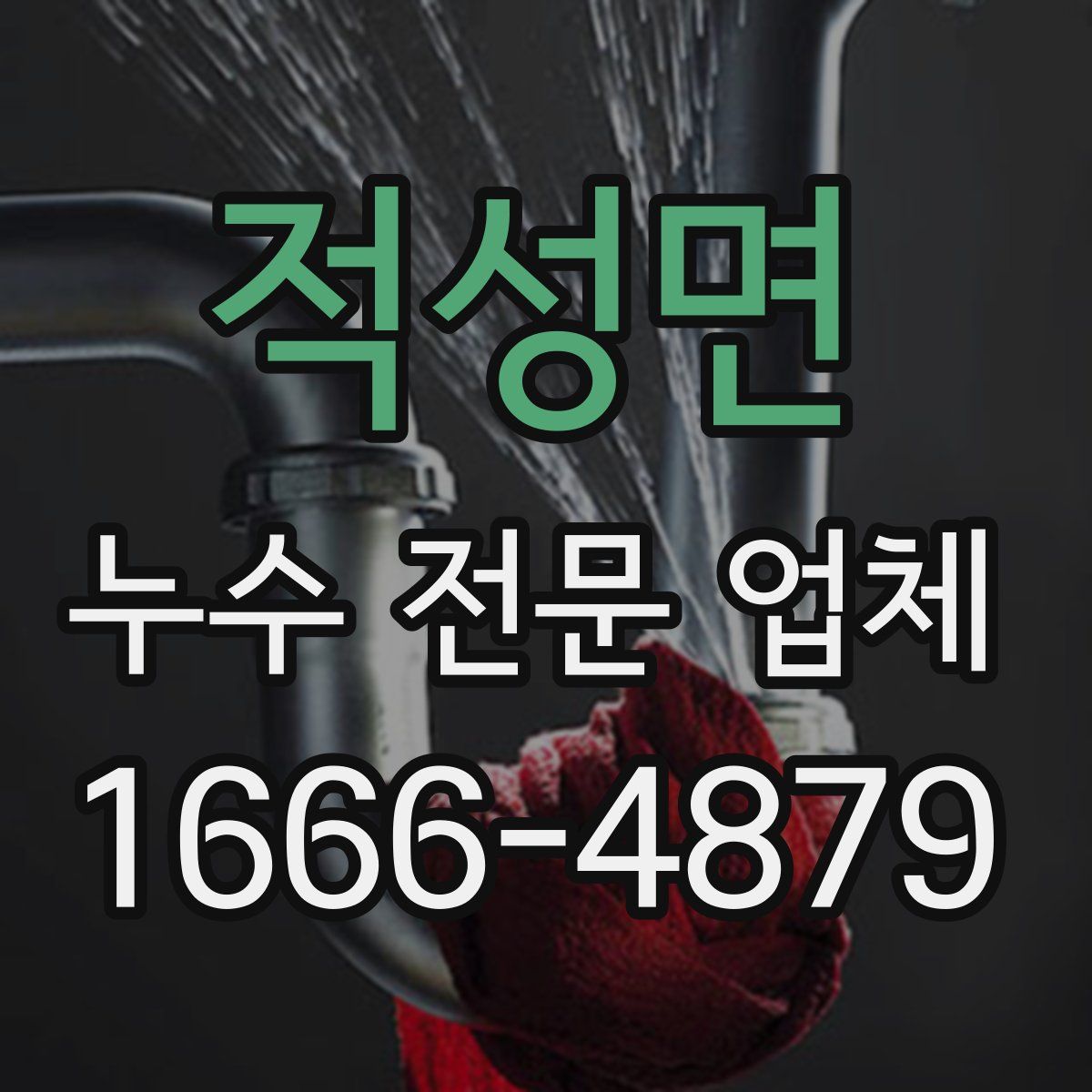 적성면 누수 전문 업체